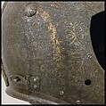 Close-Helmet for the Tournament on Foot, Steel, gold, brass, Italian, Milan; or Spanish, Eugui