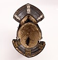 Close-Helmet for the Tournament, Steel, leather, textile, German, probably Augsburg