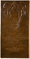 Bashford Dean Memorial Tablet, Daniel Chester French  American, Bronze, American, New York