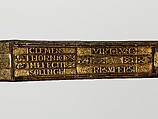 Cross Hilt Sword, Blade signed by Clemens Horn (German, Solingen, 1580–1630), Iron, silver, wood, copper alloy, steel, gold, hilt, British, London; blade, German, Solingen