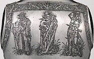 Cuirass and Tassets (Torso and Hip Defense), Attributed to Kolman Helmschmid (German, Augsburg 1471–1532), Steel, leather, German, Augsburg