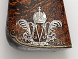 Flintlock Sporting Gun of Empress Margarita Teresa of Spain (1651–1673), Jacques Lamarre (French, recorded Paris 1657–1700 Vienna, Austria), Steel, wood (burl walnut), silver, copper alloy, gold, Austrian, Vienna