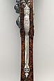 Flintlock Sporting Gun of Empress Margarita Teresa of Spain (1651–1673), Jacques Lamarre (French, recorded Paris 1657–1700 Vienna, Austria), Steel, wood (burl walnut), silver, copper alloy, gold, Austrian, Vienna