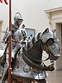 Armor for Man and Horse, Kunz Lochner (German, Nuremberg, 1510–1567), Steel, leather, copper alloy, textile, German, Nuremberg
