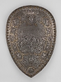 Shield of Henry II of France (reigned 1547–59), Steel, gold, silver, French