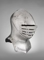 Helm for Foot Combat, Steel, possibly British