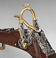 Small Pellet Crossbow, probably for a Woman or Child, Steel, wood (probably walnut and ebony), gold, probably Italian