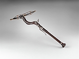 Pellet Crossbow, Steel, wood (rosewood), iron alloy, copper alloy, Italian or possibly Southern German