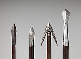 Twelve Crossbow Bolts, Steel, wood (oak, ash), leather, feathers, Western or Central European; j, possibly Switzerland
