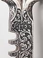 Cranequin (Crossbow Winder), Steel, horn (bovine), copper alloy, gold, hemp, leather, German, probably Nuremberg