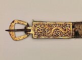 Equestrian Equipment Made for Yuthok Tashi Dundrup (g.yu thog bkra shis don grub, 1906–1983), Copper alloy, iron, gold, turquoise, wood, leather, textile, Tibetan, Derge
