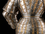 Portions of a Costume Armor, Kolman Helmschmid (German, Augsburg 1471–1532), Steel, copper alloy, gold, German, Augsburg