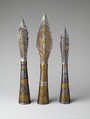 Three Ceremonial Arrowheads, Steel, copper alloy, Bohemian, probably Prague