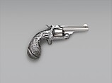Smith and Wesson .32 Caliber Single-Action Revolver, serial no. 17156, Smith & Wesson (American, established 1852), Steel, silver, copper-platinum-iron alloy, nickel, American, Springfield, Massachusetts and New York