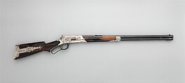 Winchester Model 1894 Takedown Lever Action Rifle, Winchester Repeating Arms Company (American, New Haven, Connecticut, founded 1866), Steel, wood (Makassar ebony), silver, American, New Haven, Connecticut and New York