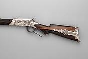 Winchester Model 1894 Takedown Lever Action Rifle, Winchester Repeating Arms Company (American, New Haven, Connecticut, founded 1866), Steel, wood (Makassar ebony), silver, American, New Haven, Connecticut and New York