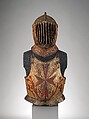 Helmet and Breastplate for the Gioco del Ponte, Steel, polychromy, lead, Italian