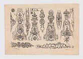 Nouveavx Desseins D'Arquebvseries, De Lacollombe (French, Paris, active ca. 1702–ca. 1736), Engravings, French, Paris