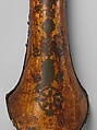 Quiver Decorated with the Eight  Auspicious Symbols, Leather, shellac, pigment, Tibetan or Mongolian