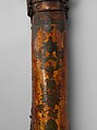 Quiver Decorated with the Eight  Auspicious Symbols, Leather, shellac, pigment, Tibetan or Mongolian