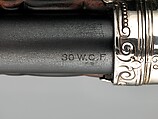 Winchester Model 1894 Takedown Lever Action Rifle, Winchester Repeating Arms Company (American, New Haven, Connecticut, founded 1866), Steel, wood (Makassar ebony), silver, American, New Haven, Connecticut and New York