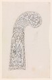 Designs for the Ornament of Swords and Firearms, Workshop of Louis-François Devisme (French, Paris, active 1833–1886), Leather, paper, pencil, ink, colored wash, French, Paris