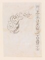 Designs for the Decoration of Firearms, Workshop of Nicolas Noël Boutet (French, Versailles and Paris, 1761–1833), Pencil, ink, gray wash on paper, French, Versailles