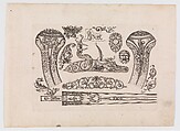 Plusievrs Pieces et Ornements Darquebuzerie (4th extended edition), Initial eight-plate edition by Claude Simonin (French, Nantes ca. 1635–1693 Nantes)  , published in 1684 and reissued in1685, Ink, paper, French, Paris