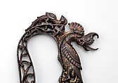Dagger (Bichuwa), Steel, gold, Indian, Thanjavur