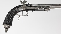 Pair of Percussion Target Pistols Made for Display at the 1844 Exposition des Produits de l'Industrie in Paris, Signed by Alfred Gauvain (French, Paris 1801–1889 Paris), Steel, wood (ebony), French, Paris