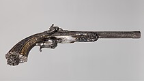 Two Percussion Exhibition Pistols, Signed by Gilles Michel Louis Moutier-Le Page (French,  1810–1887), Steel, gold, French