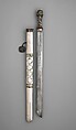 Sword and Scabbard (dpa’ rtags), Steel, silver, gold, copper alloy, wood, Bhutanese