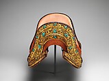 Set of Saddle Plates, Iron, gold, lapis lazuli, turquoise, Tibetan or Chinese