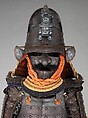 Armor (<i>Gusoku</i>), Iron, lacquer, silk, gilt copper, Japanese