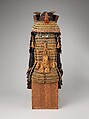 Armor (<i>Gusoku</i>), Iron, lacquer, gold, silver, copper alloy, leather, silk, Japanese