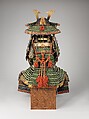 Armor (<i>Yoroi</i>), Iron, lacquer, leather, silk, Japanese