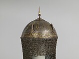 Helmet (Kulah Khud), Steel, gold, Persian