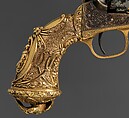 Colt Model 1862 Police Revolver, serial no. 38549, Colt&#39;s Patent Fire Arms Manufacturing Company (American, Hartford, Connecticut, 1855–present), Steel, gold, copper alloy (brass), American, Hartford, Connecticut and New York