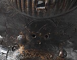 Close Helmet, Gian Giacomo Negroli (Italian, Milan 1463–1543), Steel, gold, Italian, Milan