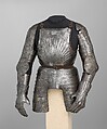 Elements of a Light-Cavalry Armor, Christian Schreiner the Younger (Austrian, Mühlau, recorded 1499–1528), Steel, leather, Austrian, Innsbruck or Mühlau