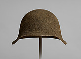 American Helmet Model No. 5, Hale & Kilburn Company (American, Philadelphia, Pennsylvania 1873–1933 Indianapolis, Indiana), Steel, paint, leather, textile, string, American, Philadelphia