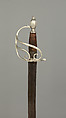 Cavalry Officer's Saber, Hilt by Parry & Musgrave (American, Philadelphia 1792–1796 Philadelphia), Steel, silver, wood, textile, copper, American, Philadelphia