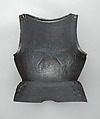 Breastplate, Steel, leather, German