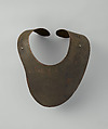 Defense for the Neck and Shoulders (Necklet or Gorget), New England Enameling Company, Inc. (American, incorporated 1917), Steel, paint, rubber, copper alloy, American, Middletown, Connecticut