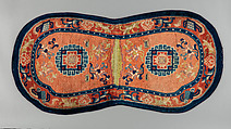 Saddle Rug, Wool, cotton, Inner Mongolian, probably Baotou