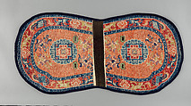 Saddle Rug, Wool, cotton, Inner Mongolian, probably Baotou
