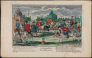 Ludi equestres. Das Thurnieren (The Tournament), Martin Engelbrecht German, Paper, ink, polychromy, German