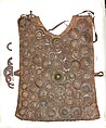 Cuirass, Leather, iron, brass, silver, Sudanese