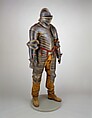 Field Armor of King Henry VIII 
of England (reigned 1509–47), Steel, gold, textile, 
leather, Italian, Milan or Brescia