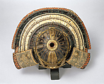 Armor (<i>Yoroi</i>) of Ashikaga Takauji (1305–1358), Iron, leather, lacquer, silk, copper, gold, pigments, Japanese